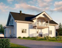 Six bedroom Log home